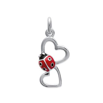 Pendentif Argent 925 Rhodié Émail