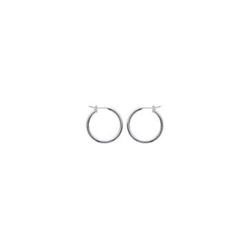 Créoles Argent 925 Rhodié