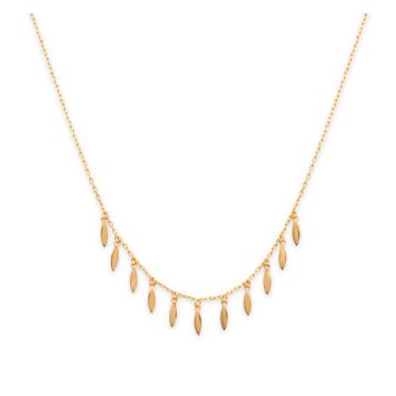 Collier Plaqué Or 750 3 Microns