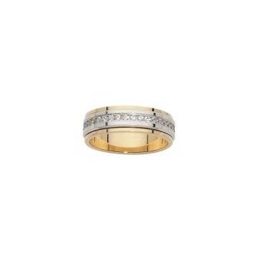 Alliance Bicolore Diamant 0.64 Ct
