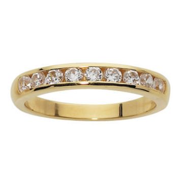 Alliance Demi Tour Diamant Or Jaune