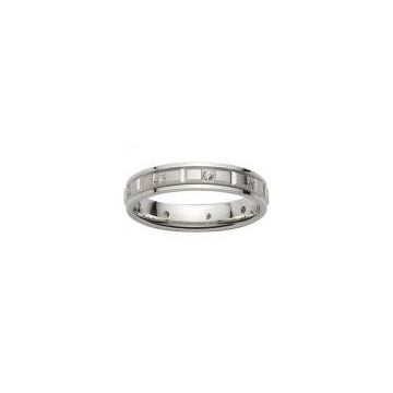 Alliance Or Blanc Diamant 0.15 Ct