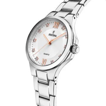 Montre  Festina F20582/1 Gris, Bracelet Acier Inoxydable, Femme