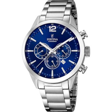 Montre Homme Acier Timeless Chronographe