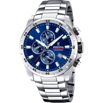 Montre Homme Acier Chrono Sport