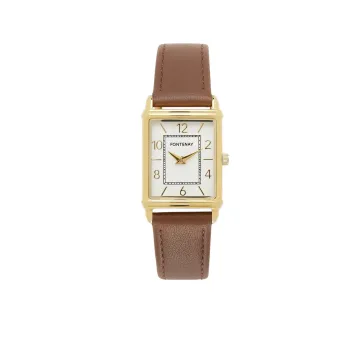 Montre Fontenay Angie Doré Marron