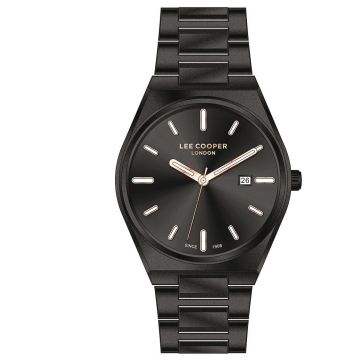 Montre Lee Cooper Homme Cadran soleillé noir