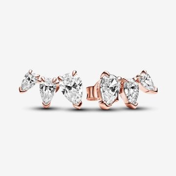 Clous d’Oreilles Poires Scintillantes