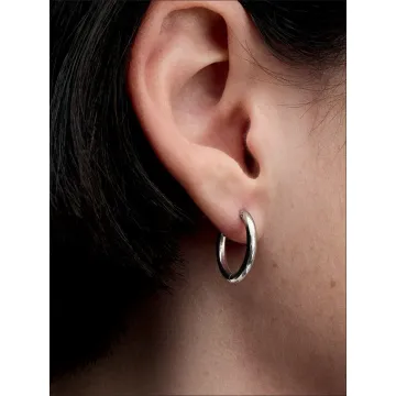 Boucles d'Oreilles Créoles à Charms de 18 mm Pandora Moments