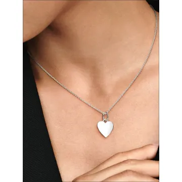 Pendentif Étiquette Cœur Gravable