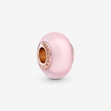 Charm Verre de Murano Rose Mat
