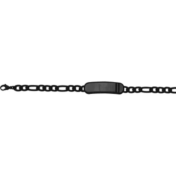 Phebus Homme - Bracelet Acier 316L , Carbone Forgé, 19.5+1.5Cm