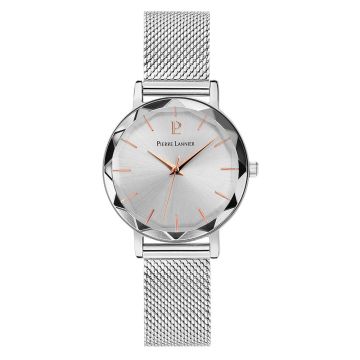 Montre Femme MULTIPLES Cadran Argenté Bracelet Acier milanais Argenté