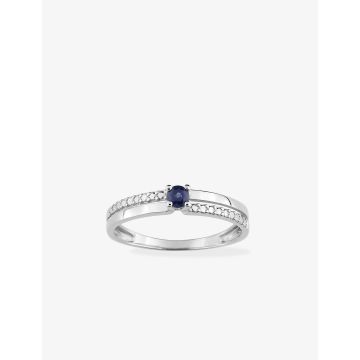 Bague Saphir Or Blanc