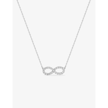 Collier Oxyde De Zirconium Or Blanc