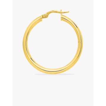 Créoles Lisse Or 9ct Jaune
