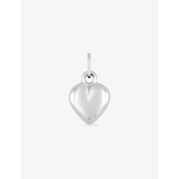 Pendentif Coeur Or 9ct Blanc