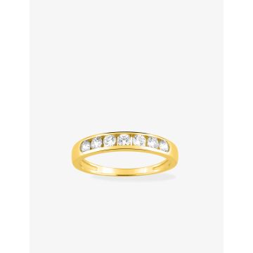Bague Zirconium Or 9ct Jaune