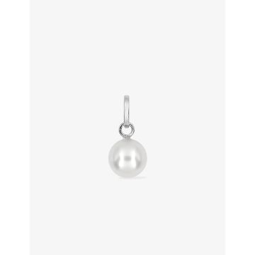 Pendentif perle or375 blanc