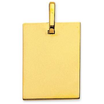 Plaque or375 jaune