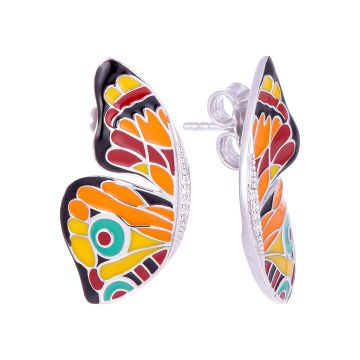 Boucles D'Oreilles Argent 925 Oxydes De Zirconium