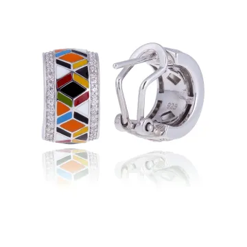B.O. Argent 925 Oxydes Zircon