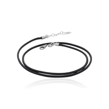 Cordon Coton Huile Noir 42 Cm + Ext