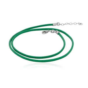 Cordon Coton Huile Vert 42 Cm + Ext
