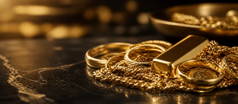 Bijoux et pièces d'or — service de rachat d'or